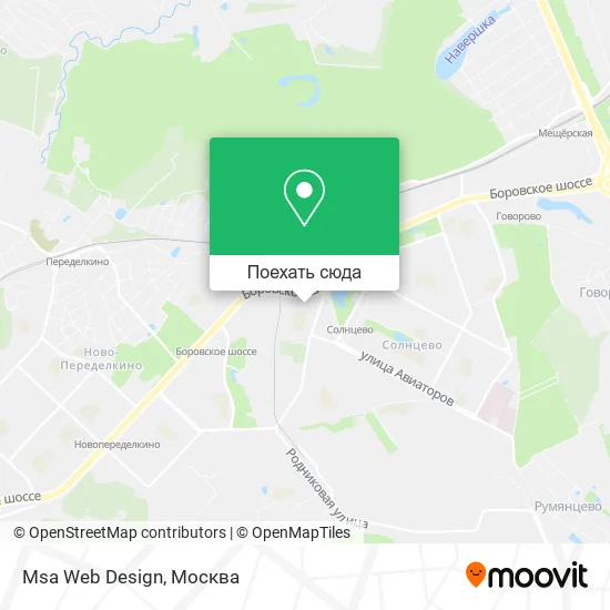 Карта Msa Web Design