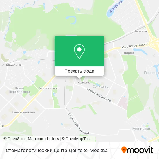 Карта Стоматологический центр Дентекс