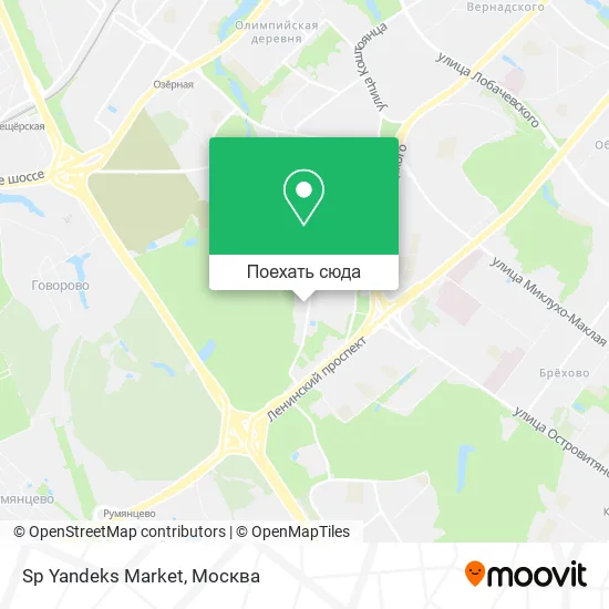 Карта Sp Yandeks Market