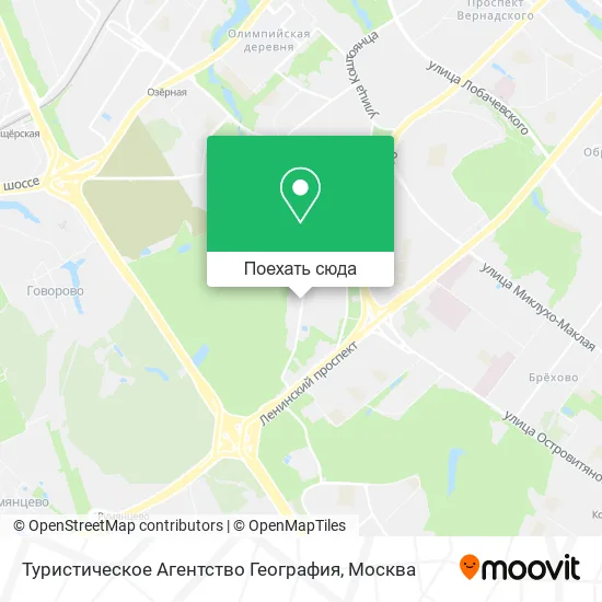 Карта Туристическое Агентство География