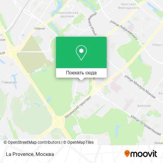 Карта La Provence