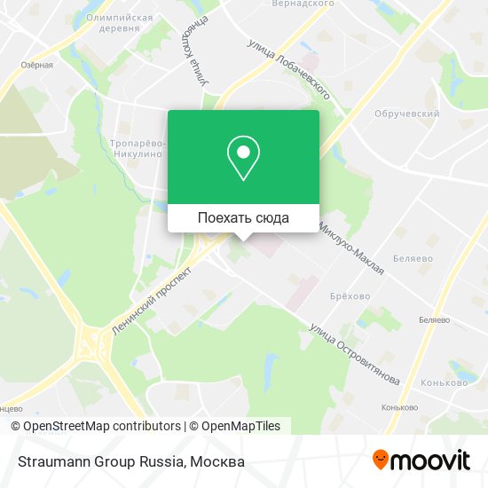 Карта Straumann Group Russia