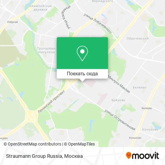 Карта Straumann Group Russia