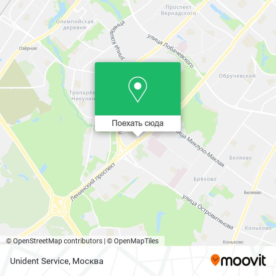 Карта Unident Service