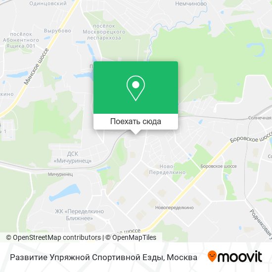 Карта Развитие Упряжной Спортивной Езды