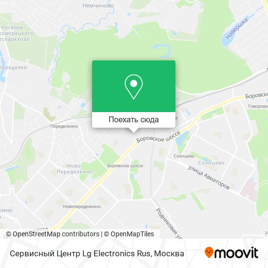Карта Сервисный Центр Lg Electronics Rus