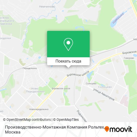 Карта Производственно-Монтажная Компания Рольтех