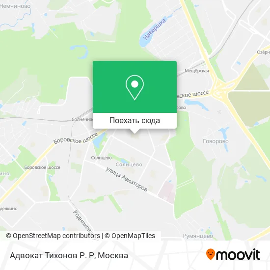 Карта Адвокат Тихонов Р. Р