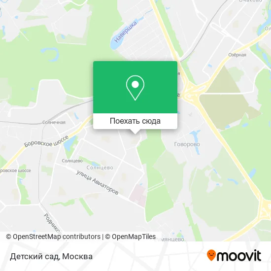 Карта Детский сад