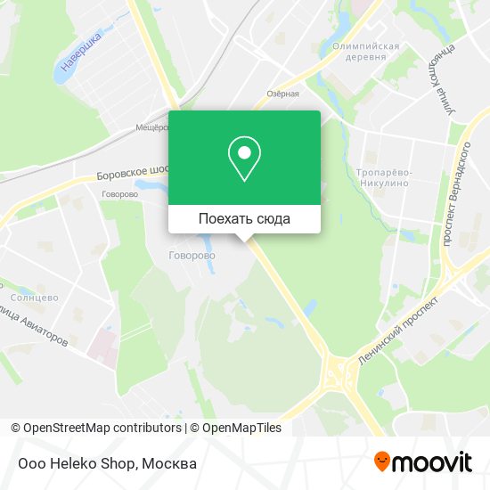 Карта Ooo Heleko Shop
