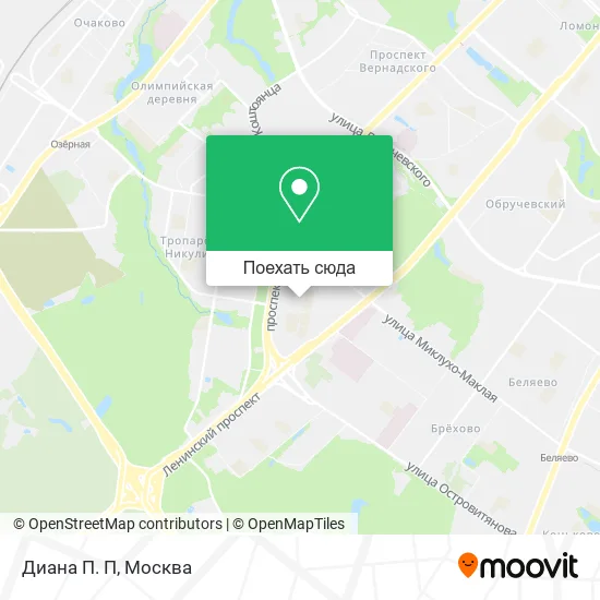 Карта Диана П. П