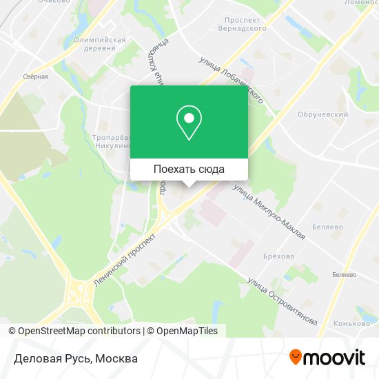 Карта Деловая Русь