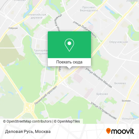 Карта Деловая Русь
