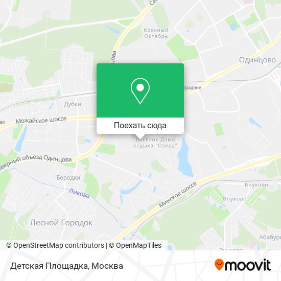 Карта Детская Площадка