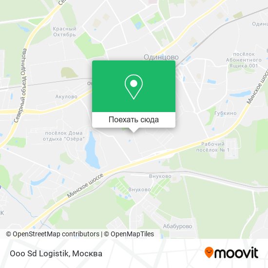 Карта Ooo Sd Logistik