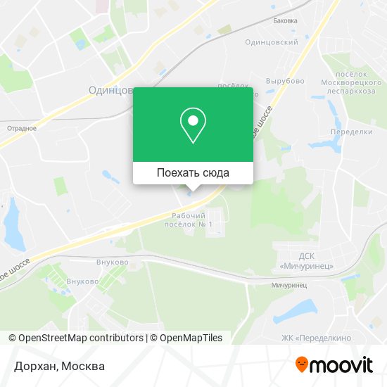 Карта Дорхан