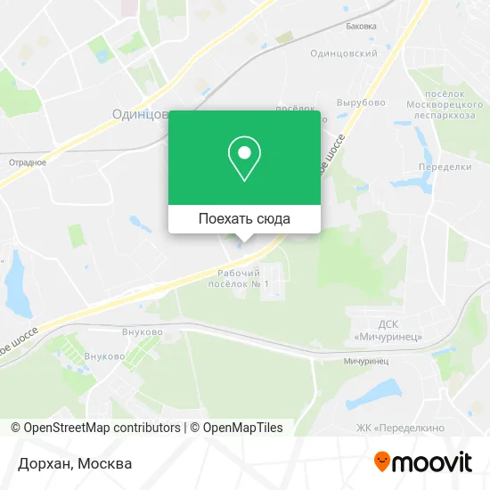 Карта Дорхан