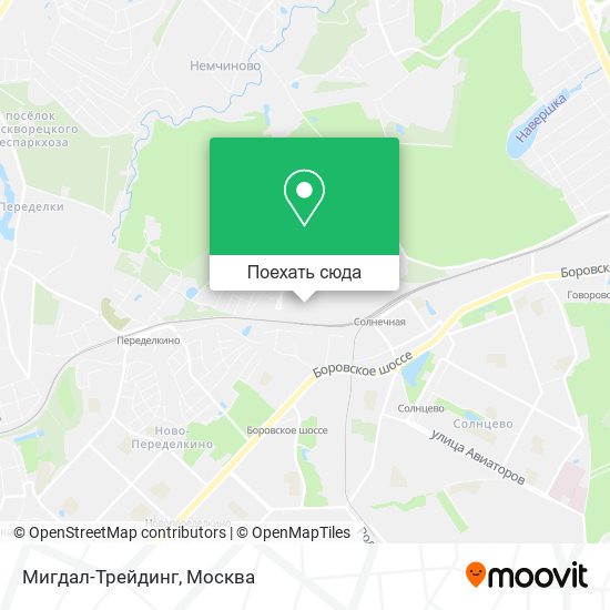 Карта Мигдал-Трейдинг