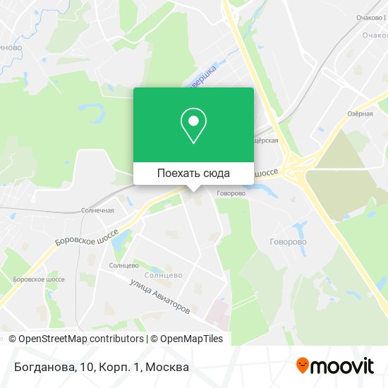 Карта Богданова, 10, Корп. 1