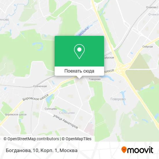 Карта Богданова, 10, Корп. 1