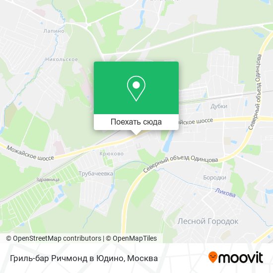 Карта Гриль-бар Ричмонд в Юдино