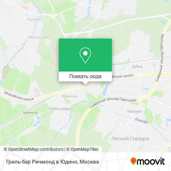 Карта Гриль-бар Ричмонд в Юдино