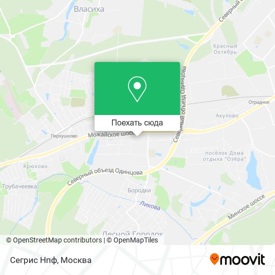 Карта Сегрис Нпф