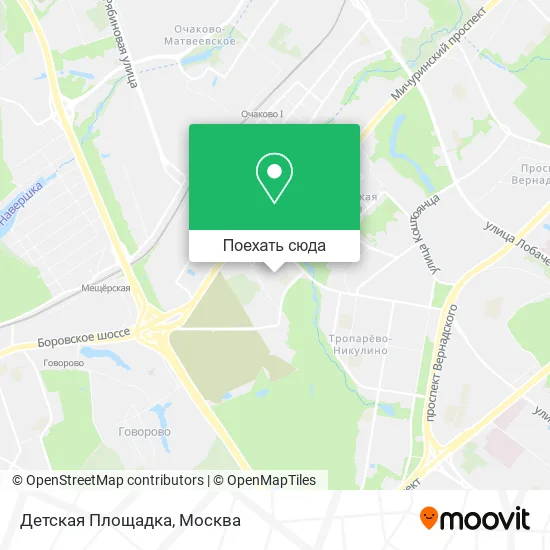 Карта Детская Площадка