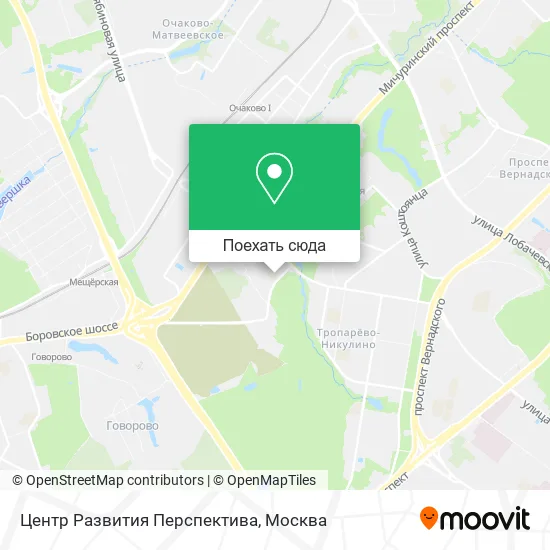 Карта Центр Развития Перспектива