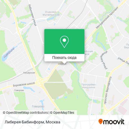 Карта Либерея-Бибинформ