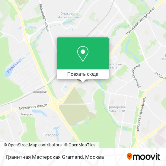 Карта Гранитная Мастерская Gramand