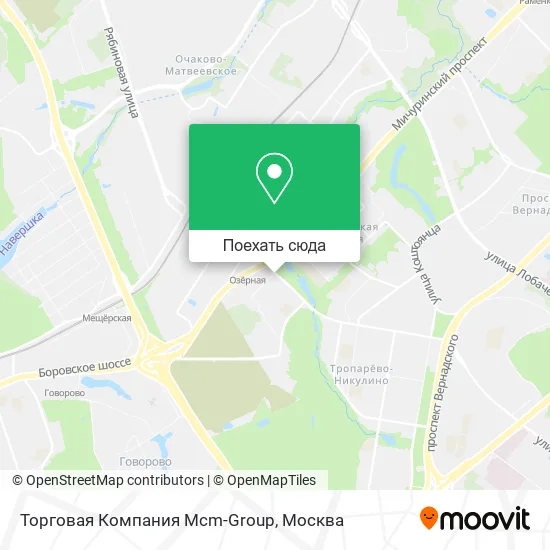 Карта Торговая Компания Mcm-Group