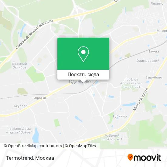 Карта Termotrend