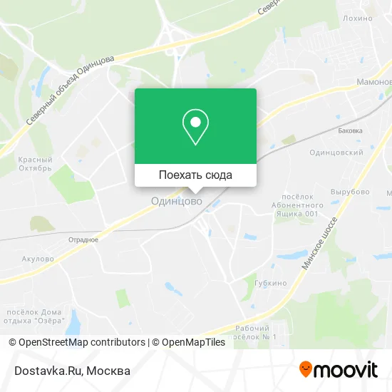 Карта Dostavka.Ru