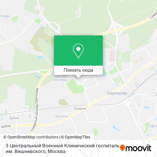 Карта 3 Центральный Военный Клинический госпиталь им. Вишневского