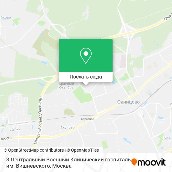Карта 3 Центральный Военный Клинический госпиталь им. Вишневского