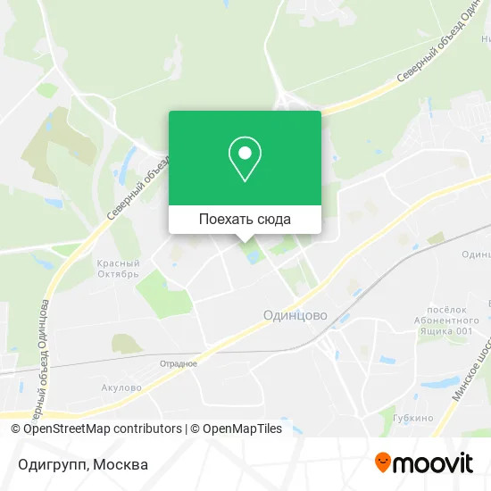 Карта Одигрупп
