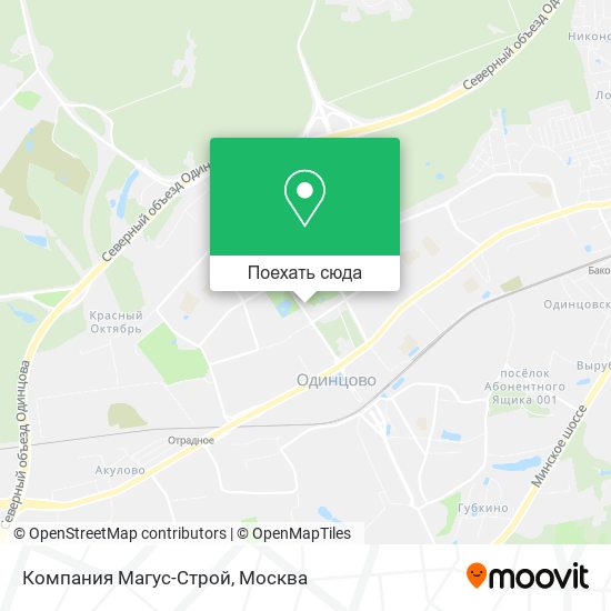 Карта Компания Магус-Строй
