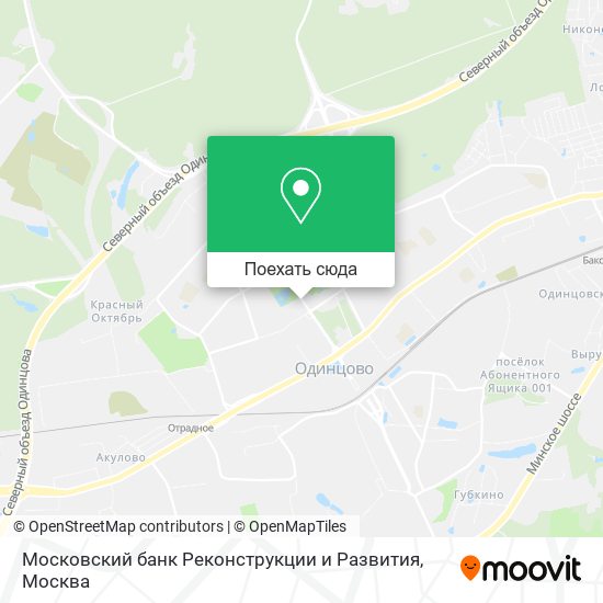 Карта Московский банк Реконструкции и Развития