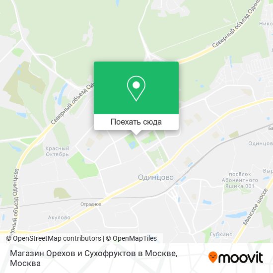 Карта Магазин Орехов и Сухофруктов в Москве