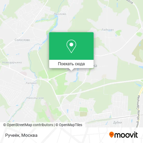 Карта Ручеёк