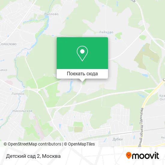 Карта Детский сад 2