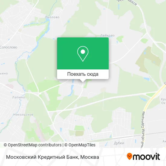 Карта Московский Кредитный Банк