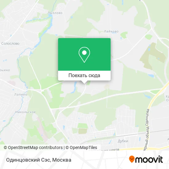 Карта Одинцовский Сэс