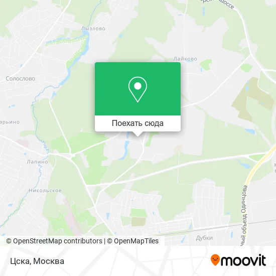 Карта Цска