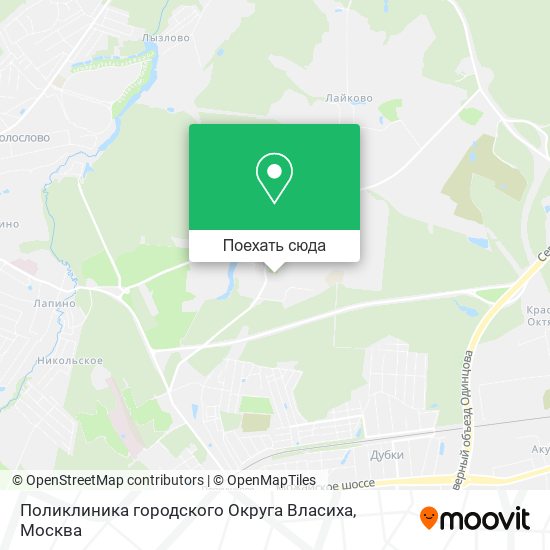 Карта Поликлиника городского Округа Власиха