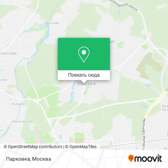 Карта Парковка