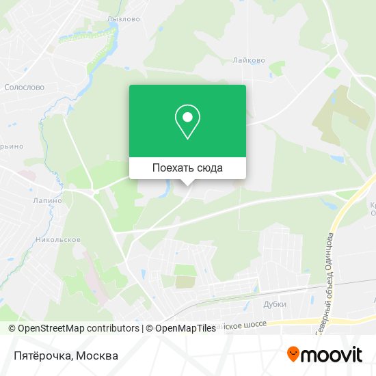 Карта Пятёрочка