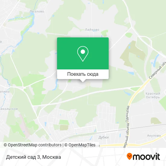 Карта Детский сад 3