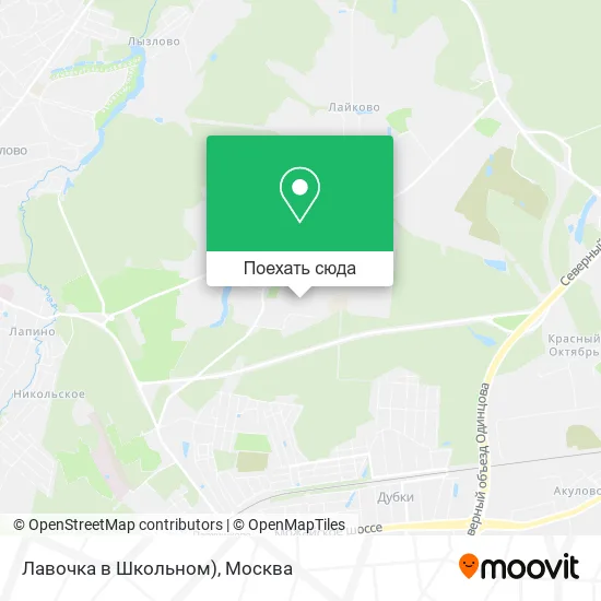 Карта Лавочка в Школьном)